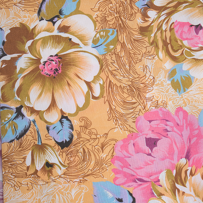 99,99% Polyester Plain Weave Pigment Printed Stoff